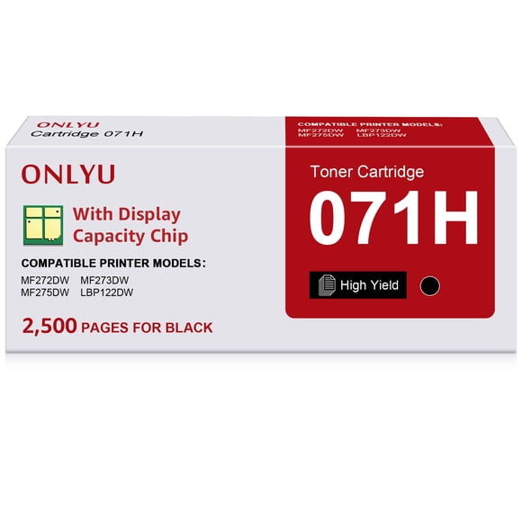 Cartucho de tóner ONLYU compatible con Canon 071H 071 negro