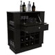 thumbnail image 5 of Bar Bajo Negro 1 Cajon 1 Puerta 12 Botelleros Y Portacopas Negro, 5 of 8