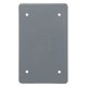 thumbnail image 2 of Funda de caja Cantex rectangular de PVC, 1 banda, 12 cm de alto x 7,6 cm de ancho, gris, 2 of 2