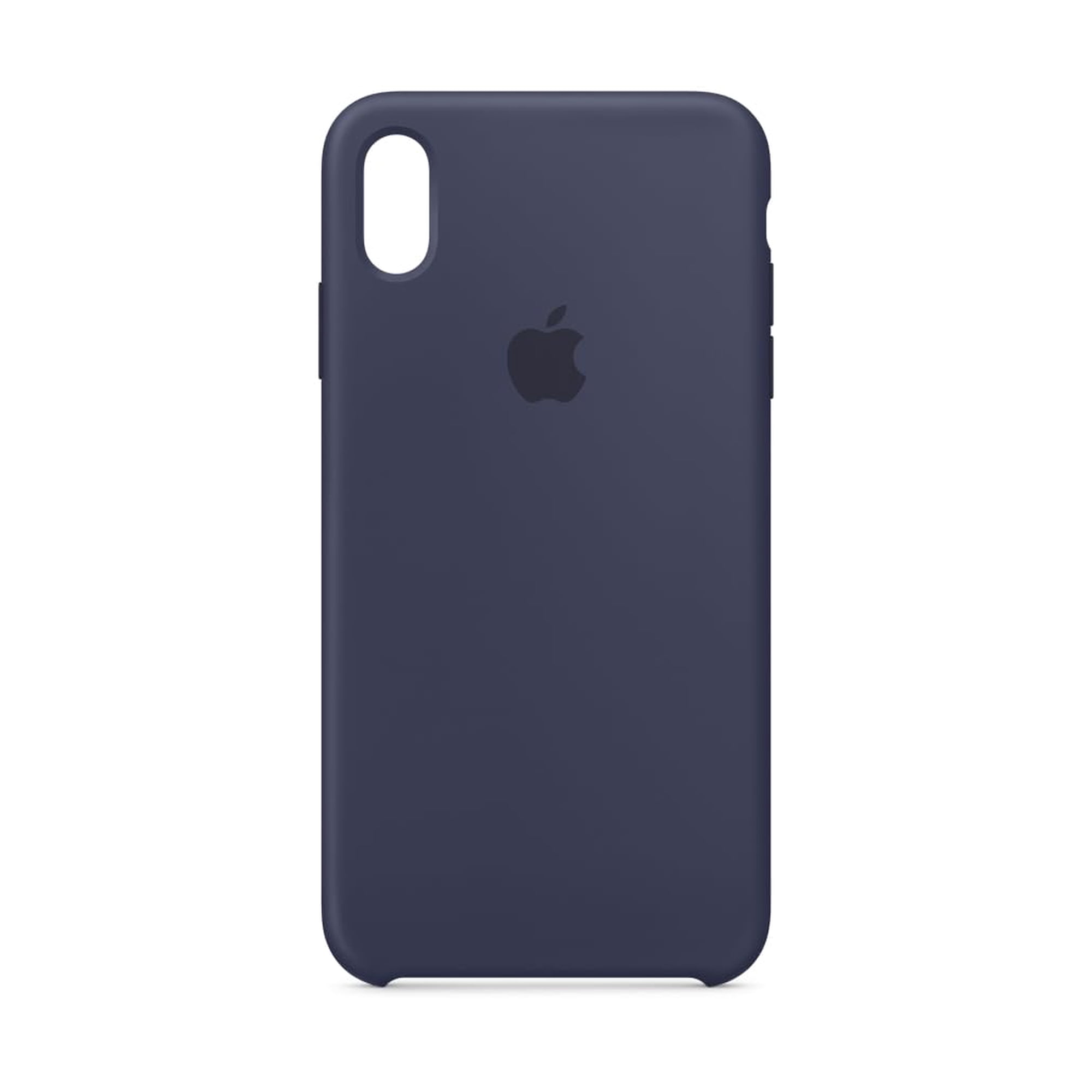 Funda Apple Silicone Para Iphone Xs Max, Color Azul Medianoche