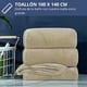 thumbnail image 2 of Toallon Grande De Baño Beige 100 X 140 Cm Microfibra Playa De Mano, 2 of 9