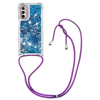 Funda Foxdock Para Motorola Moto G Stylus 2022 5G Con Cuerda Ajustable, Brillo Líquido, Protección Antigolpes Y Lente – Ideal Para Regalo