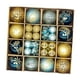 thumbnail image 1 of 44 Piezas De Adornos De Bolas De Navidad, Decoraciones Para árboles De Navidad Para Restaurantes, Dorados Y Azules, 1 of 3