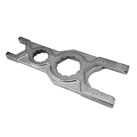 Llave Sloan A-50 de 20 cm con mandíbula lisa (herramienta spud)