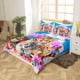 thumbnail image 3 of Gamepad Duvet Cover Sets 3 Pieces Rainbow Tie Dye Bedroom Decoration Bedding Set Kids Teens Girls Boys Gaming Gamer Video Games Comforter Cover, 3 of 5