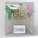 thumbnail image 3 of Adorno para pastel palasasa 16 cm Flamenco con purpurina ¡Feliz cumpleaños!, 3 of 5