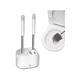 thumbnail image 1 of Juego De Doble Cepillo De Inodoro Flexible de Baño Limpieza, 1 of 9