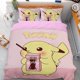 thumbnail image 1 of x354 Bed SheetsCartoon Bedding Set Anime Kawaii Pikachu Gengar Snorlax Duvet Cover Pillowcase Quilt Cover Bed Set Twin Size 3-Piece Bedding Set (1 Duvet Cover + 2 Pillow Shams) nj354, 1 of 5