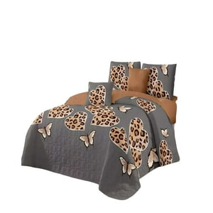 Genérico - Cubrecama Verano Quilt Delgado King 250 X 270 Cm