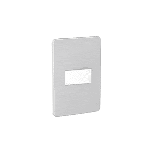 Schneider - Interruptor Simple Aluminio/Blanco Orion