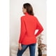 thumbnail image 4 of Sweater Mujer Cuello Alto Manga Larga Murciélago Tejido 5063, 4 of 4