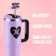 thumbnail image 2 of Vaso térmico Juicy Couture Jetsetter de 887 ml, lila, 2 of 7