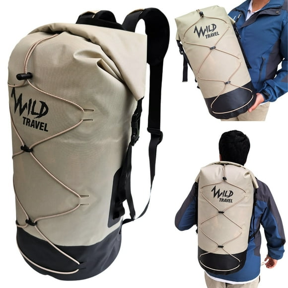 Mochila Impermeable DryBag 30L Bolso Seco Outdoor Waterproof Tipo Estanca Wild Travel