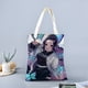thumbnail image 2 of Kochou Shinobu Bolso de tela con estampado de lienzo para mujer, bolsa de compras reutilizable y estética, con cremallera interior, regalo para mujer,40*45cm., 2 of 6