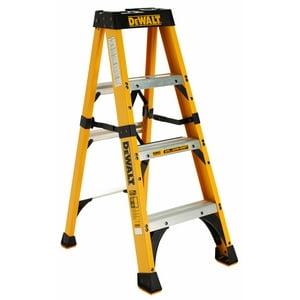 Escalera Dewalt Dxl3410-04 De 1,2 M Con Capacidad De 375 Libras