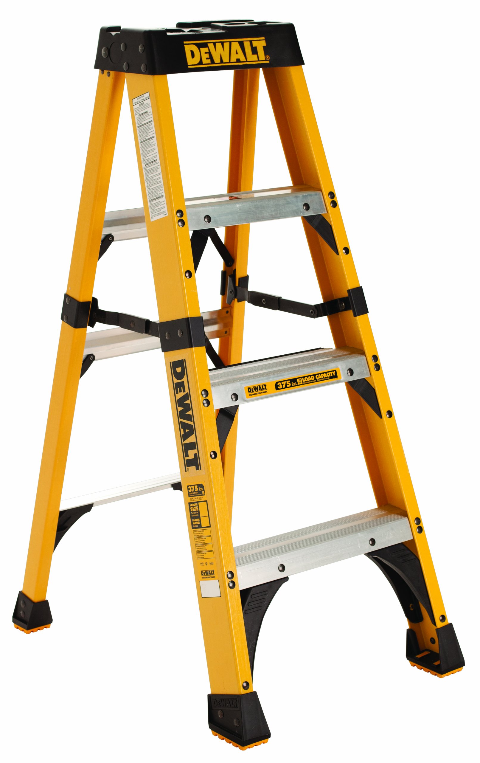 Escalera Dewalt Dxl3410-04 De 1,2 M Con Capacidad De 375 Libras