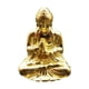 thumbnail image 5 of Escultura De Mesa Con Estatuilla Sentada De Buda De Latón Pequeña, Accesorio Para Amantes Del Té, 2,4x2,9cm, Dorado, 5 of 5