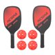 thumbnail image 3 of Palas Profesionales De Pickleball Agarre Cómodo Con Bolsa 4 Raquetas De Bolas, 3 of 5