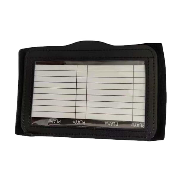Muñequera Playbook, muñequera cómoda con ventana de visualización, brazalete Playbook, entrenador de muñeca para partidos de fútbol, recreación, Rugby