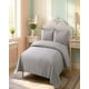 thumbnail image 3 of Cubrecama De Verano Quilt King Con Pompon Color Gris, 3 of 4