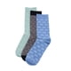thumbnail image 1 of Calcetines Hombre Tripack Print Mix Celeste Corona, 1 of 4