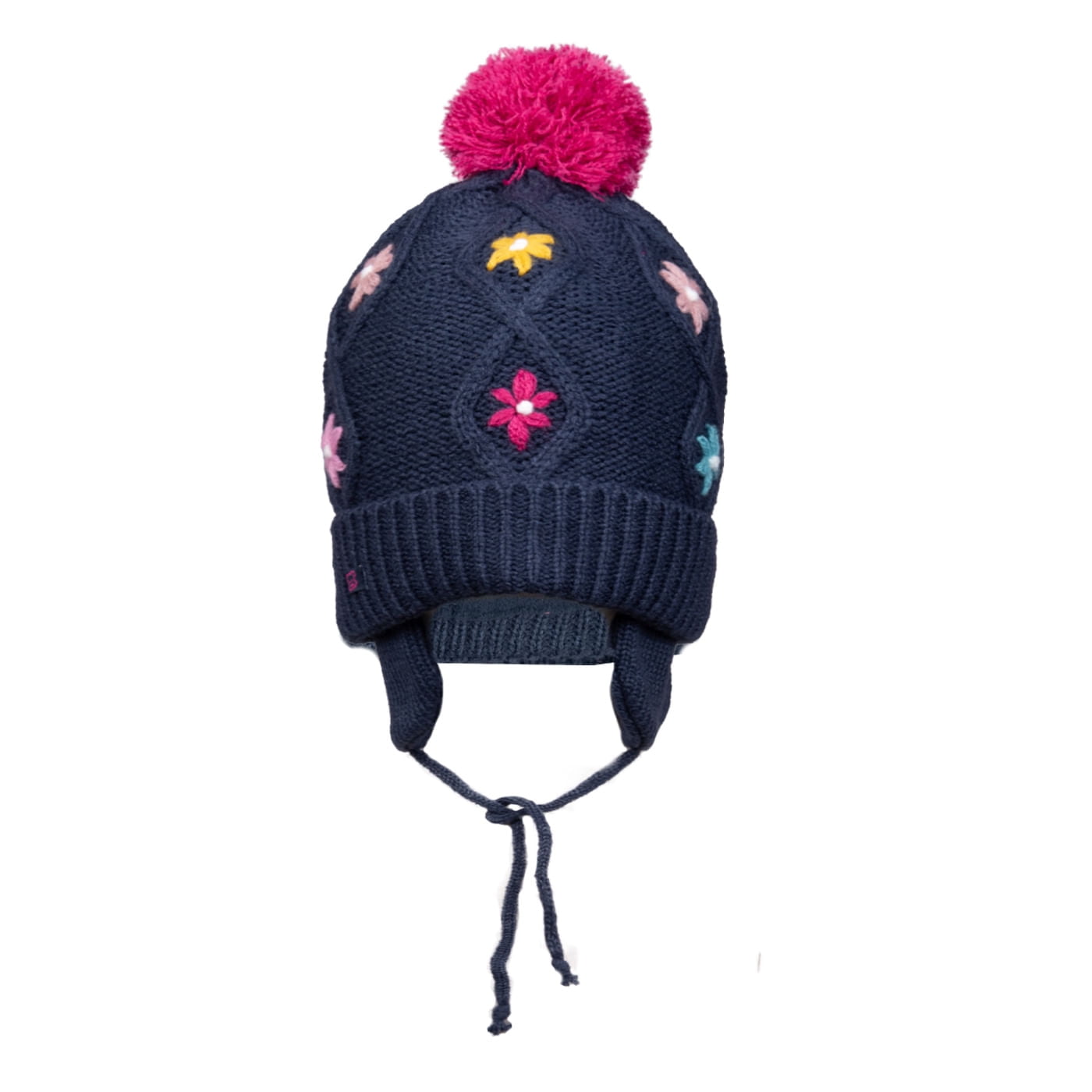 Gorro Bebe Niña Azul Marino Pillin