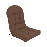 Magideal - Cojín Para Silla Con Respaldo Alto, Cojín Para Patio, Resistente A La Intemperie, Cojín Para Asiento Al Aire Libre, Cojín Para Silla De Jardín Y Balcó Marrón