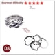 thumbnail image 1 of Classic IQ Metal Brain Teaser Magic Baffling Puzzles Game Toys For Children Adults Funny Gifts, 1 of 5