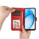 thumbnail image 3 of Funda tipo cartera FOXDOCK para OPPO A60 4G , diseño girasol en relieve, cuero PU, cierre magnético, soporte y tarjetero, 3 of 5