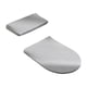 thumbnail image 1 of Juego De Funda Para Tapa De Inodoro, Cómoda Y Antideslizante, Elástica, Color Gris, 1 of 5