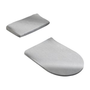 Bothyi - Juego De Funda Para Tapa De Inodoro, Cómoda Y Antideslizante, Elástica, Color Gris