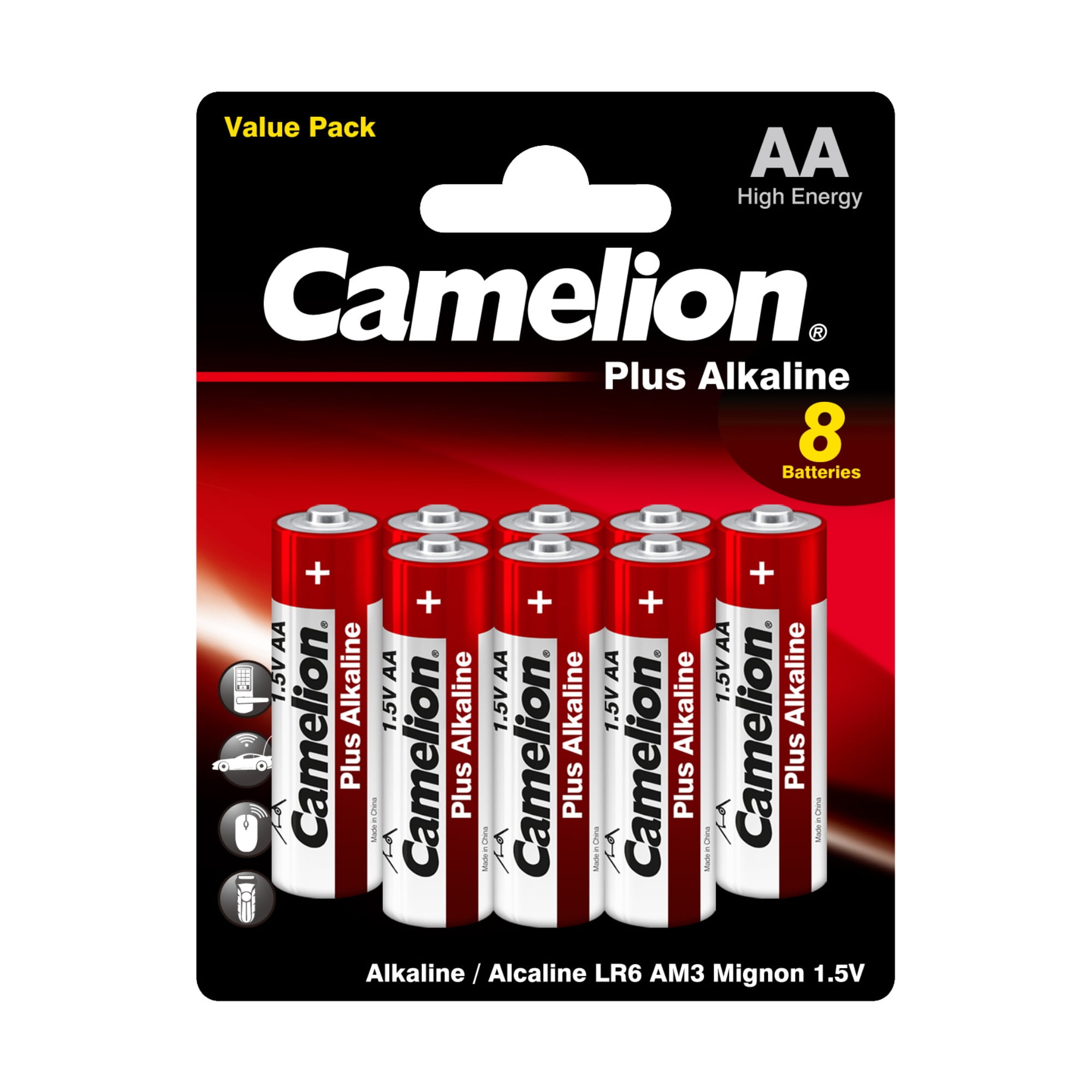Pilas Alcalinas Plus Aa 8un - Camelion