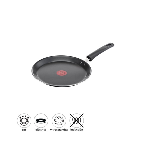 Panquequera 25 Cm Aluminio Negro 1 Piezas, 1 Un