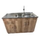 thumbnail image 5 of Kit Lavaplatos con mueble 120x50 Doble Cafe Secador Izquierdo, 5 of 5