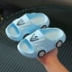 thumbnail image 1 of Boys Cartoon Car Lightweight Non-Slip Open Toe Slides For Toddlers Kids Children, Summer, 1 of 3