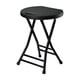 thumbnail image 3 of Taburete Plegable, Silla De Camping Ultraligera Gruesa Para Mochileros, Viajes En El Patio, Negro, 3 of 4