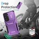 thumbnail image 5 of Funda Resistente para Samsung Galaxy S24 con Tapa Deslizante y Protección Militar Morado, 5 of 6