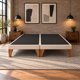 thumbnail image 2 of Base de Cama 2 Plazas Tapizada en Lino Beige con Patas 150 x 190 cm, 2 of 6