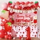 thumbnail image 1 of Set De Decoración Para Fiesta De Primer Cumpleaños De Niña Con Temática De Frutos Rojos, 1 of 6