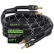 thumbnail image 1 of Cable De Altavoz 10 Awg Con Punta Tipo Banana Chapada En Oro 3 M, 1 of 7