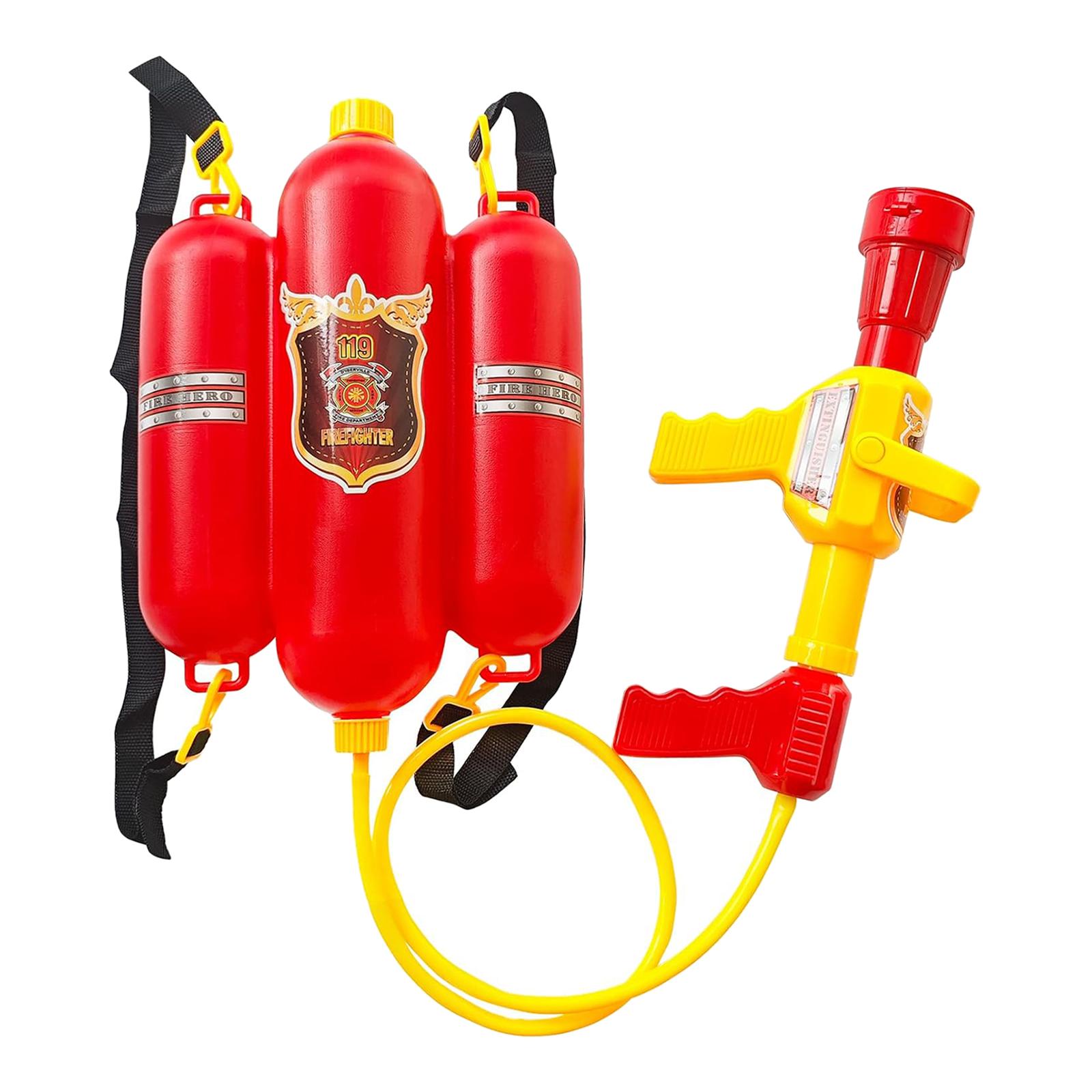 Magideal - Extintor Juguete Rociador De Agua Infantil Mochila Para Niños Simulación De Bombero Material Pp Función Reutilizable Adecuado Para Aire Libre