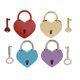 thumbnail image 1 of Candado Con Forma De Corazón Vintage De 4 Piezas Con Llave, Juego De Cerradura Para Manualidades Con Maleta Peque?a, 1 of 5