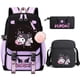 thumbnail image 1 of 3pcs Kuromi Backpacks Patchwork Capacity Women Men Travel Mochilas With Shoulder Bags Ins Laptop Teens School Bags, 1 of 3