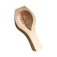 Magideal - Prensa Manual De Madera Para Moldear Mamoul, Hecha A Mano, Práctica Para Hacer Galletas Rellenas De Dátiles Para La Cocina, Reuniones Familiares De Hoja Pequeña