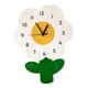 thumbnail image 5 of Lindo Reloj De Pared Flor Reloj Colgante Adorno Decorativo Creativo Silencioso Pequeño, 5 of 5