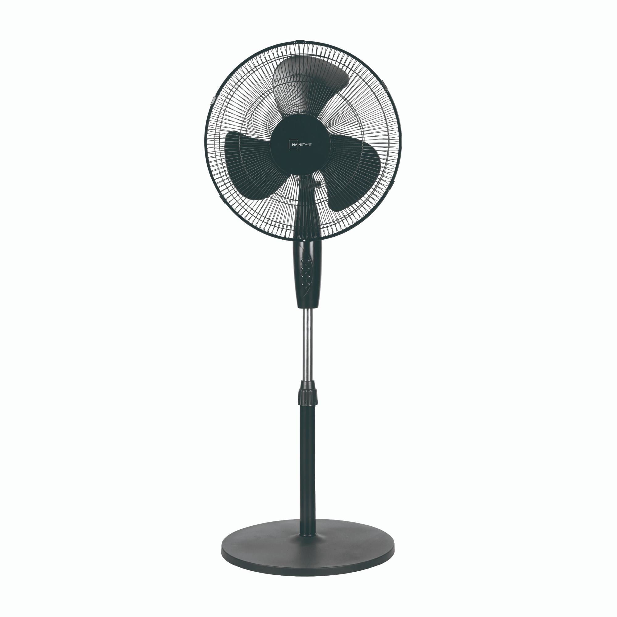 Ventilador Pedestal 16"" Sf1603B Negro Mainstays