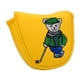 thumbnail image 2 of Golf Club Headcover Wrap Sleeve PU Para Golfistas Golf Mallet Putter Head Cover Amarillo, 2 of 5