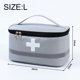 thumbnail image 2 of Bolsa de primeros auxilios vacía, bolsa de rescate para viajes, bolsa de almacenamiento de medicamentos de emergencia para primeros auxilios, para coche, hogar, oficina y exteriores., 2 of 5