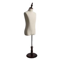 Magideal - Maniquí Unisex Para Niños, Modelo De Exhibición Ajustable Con Base De Madera, Soporte De Acero, Peso Ligero, Fácil Montaje, Adecuado Para Niñas, Niños, Modistas, Costura, Joyería 8 Años
