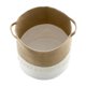thumbnail image 5 of Cesta Para La Colada Cesta De Cuerda De Algodón De 13 X 12 Pulgadas Almacenamiento Tejido Con Asas Marrón, 5 of 6